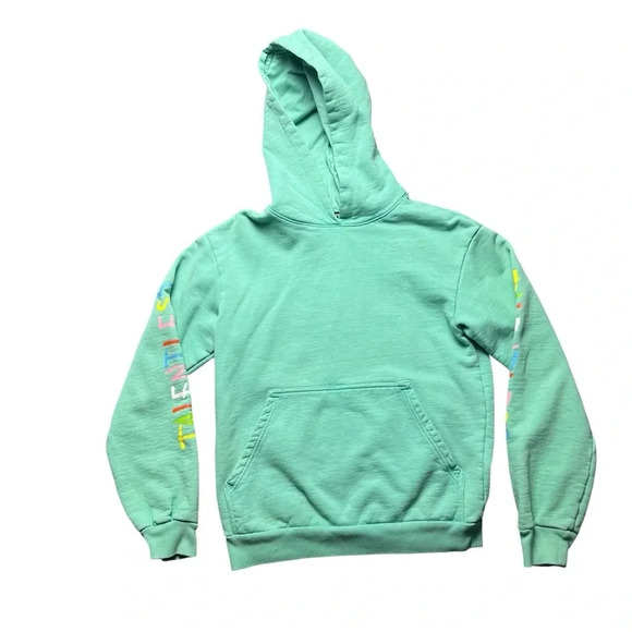 Talentless Elementary Limited Edition Turquoise Pullover Hoodie Unisex XS - Picture 1 of 9